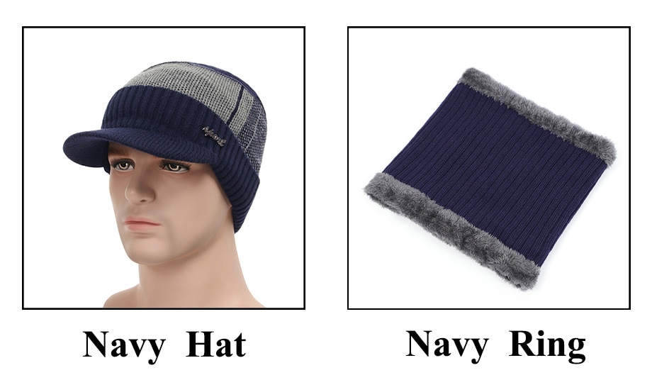 Men's Knitted Winter Cap