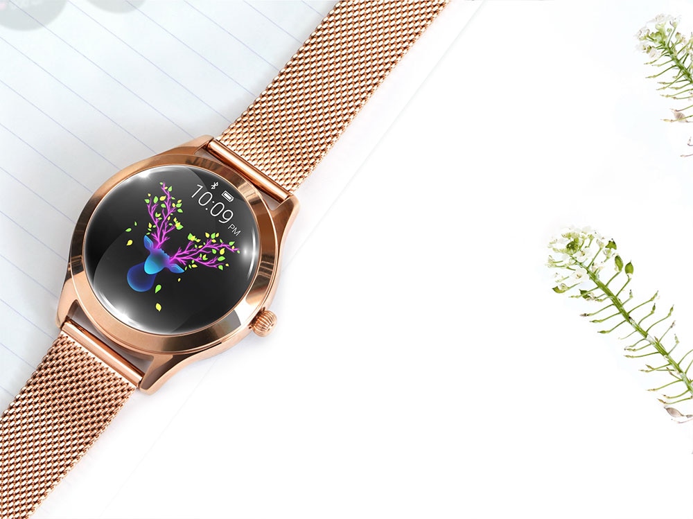 Pink Butterfly Women’s Smart Watch