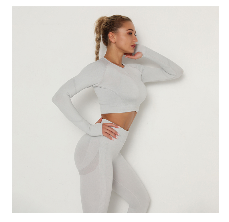 Yoga Seamless Clothing Set For Women