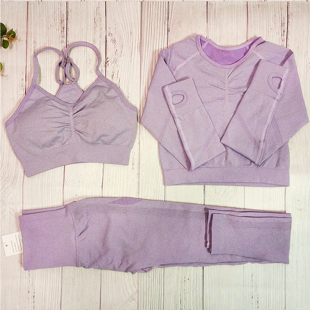 Yoga Seamless Clothing Set For Women