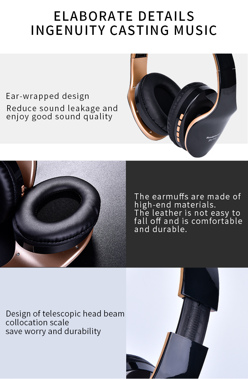 Foldable Wireless Gaming Headphones