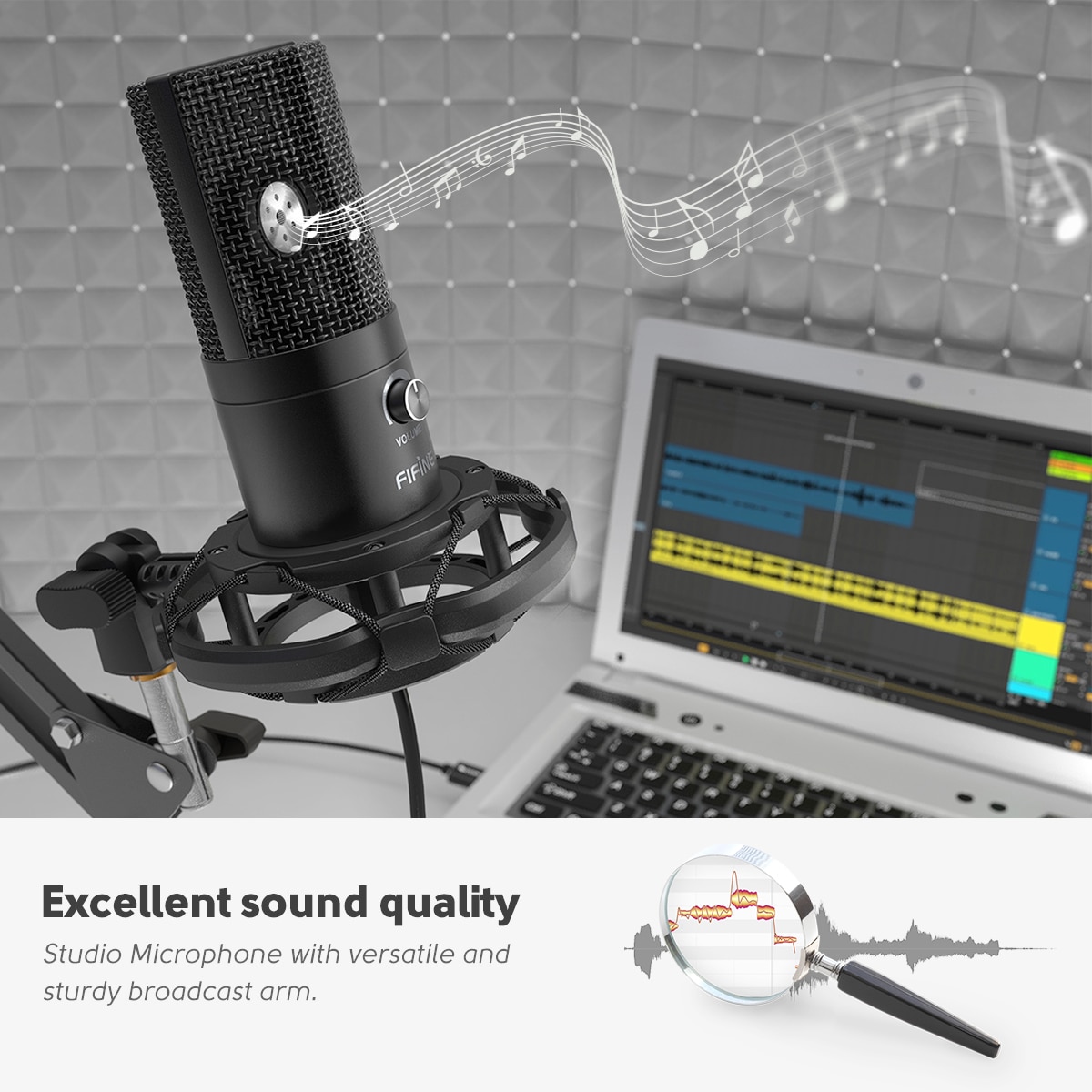 Studio USB Computer Microphone Kit