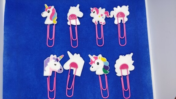Unicorns PVC Bookmark for Books