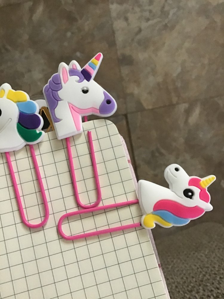 Unicorns PVC Bookmark for Books