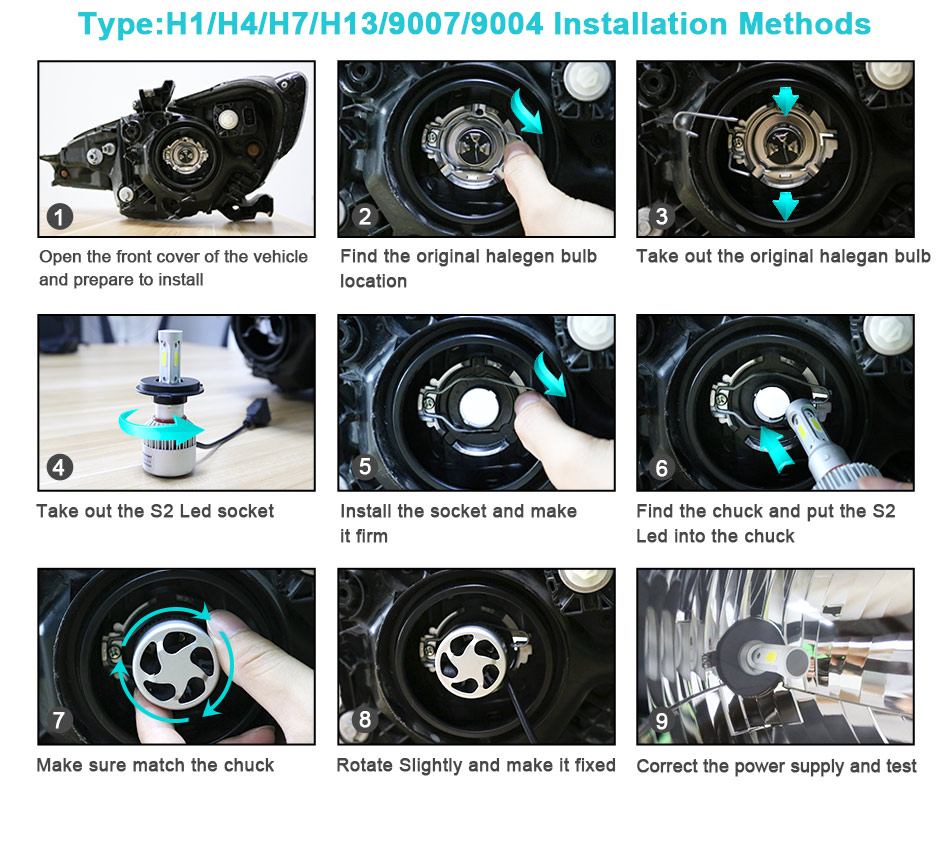 Car Headlight Bulbs