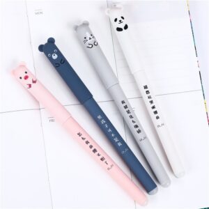 4 Pcs Kawaii Pens with Animals