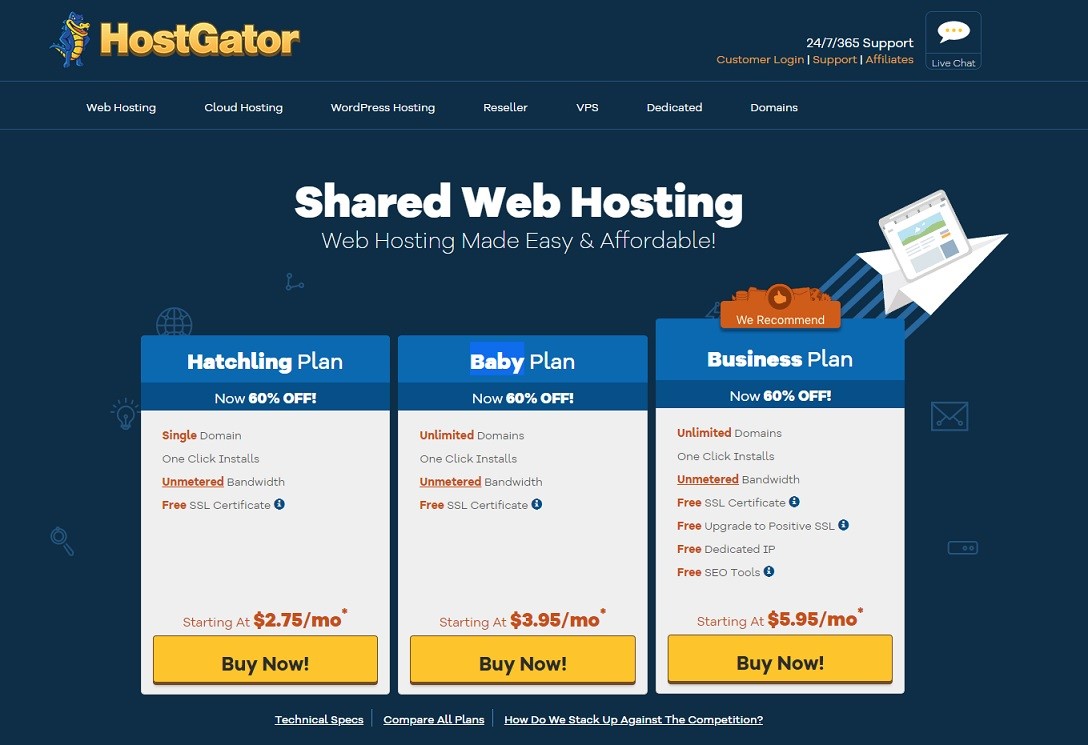 hostgator hosting provider