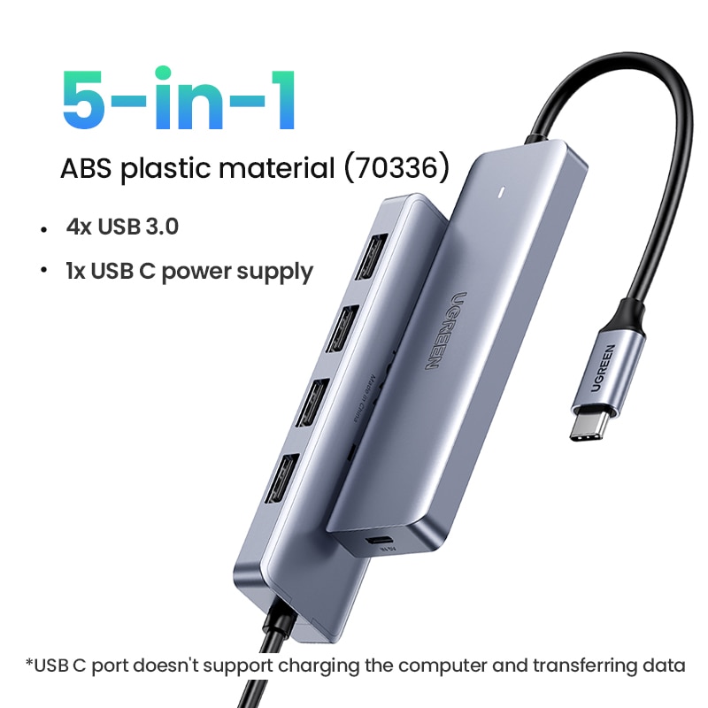 4-in-1 USB 3.0 Hub