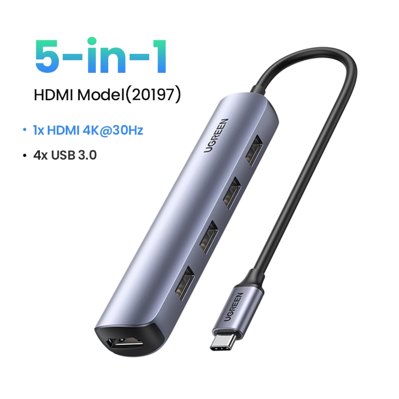 5-in-1 HDMI and USB