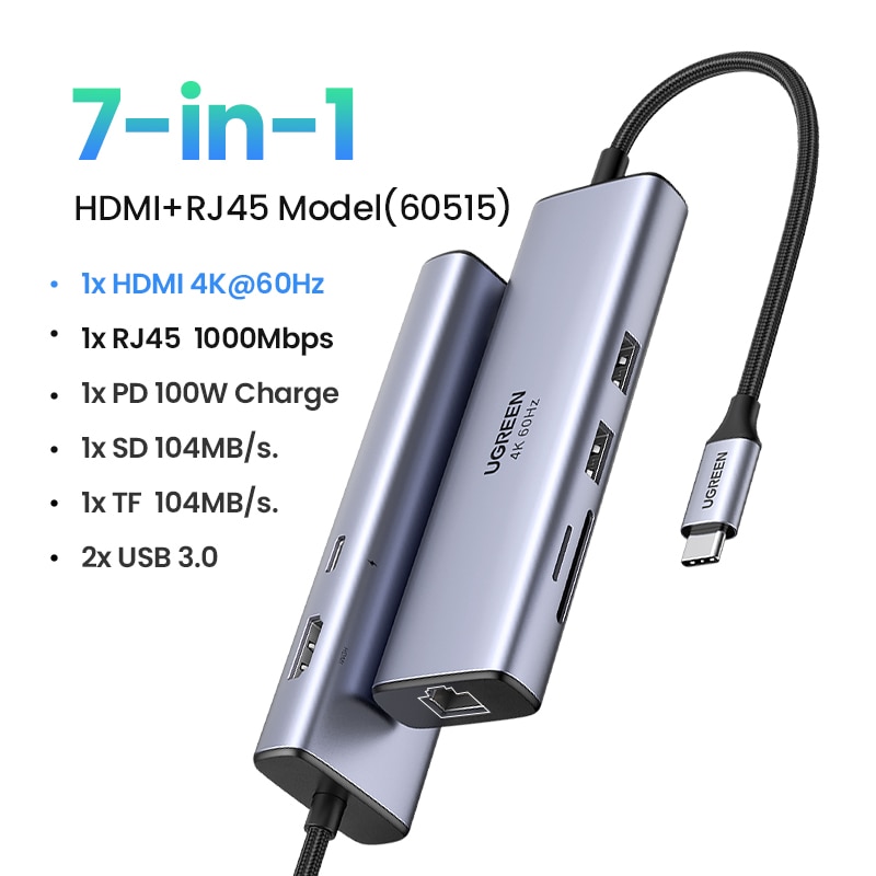 7-in-1 HDMI and RJ45