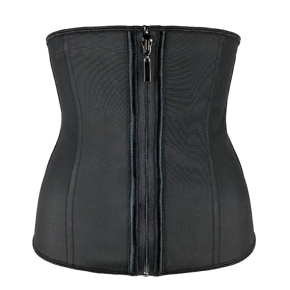 Women's Solid Black Waist Trainer