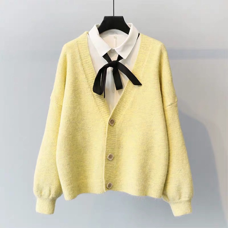 Women's Pastel Color Cardigan