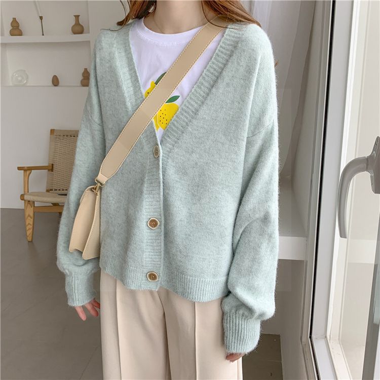 Women's Pastel Color Cardigan