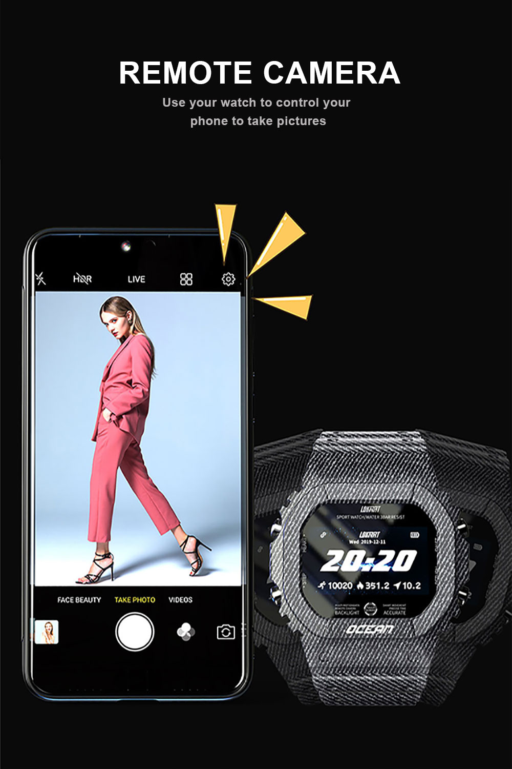 Shockproof Color Screen Smart Watch