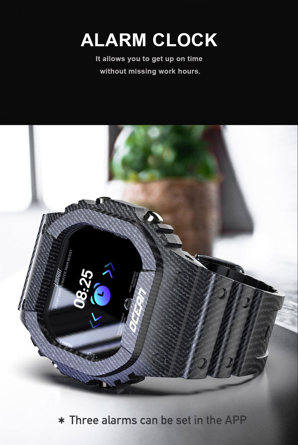 Shockproof Color Screen Smart Watch