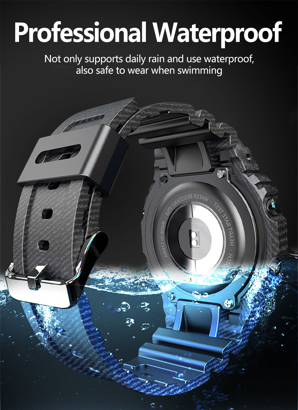 Shockproof Color Screen Smart Watch