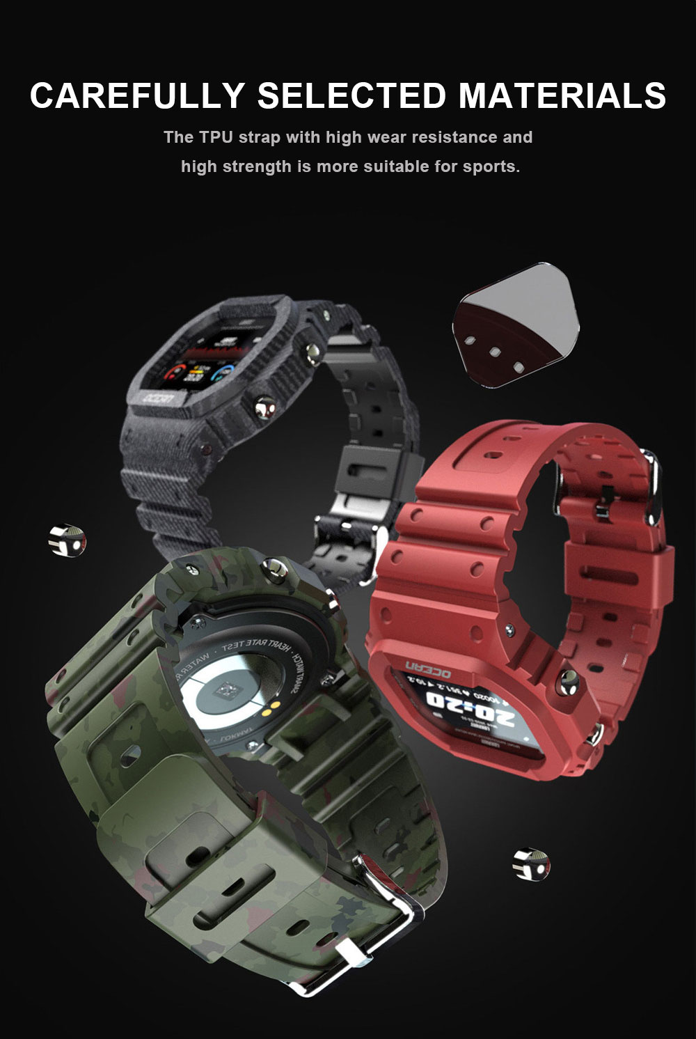 Shockproof Color Screen Smart Watch